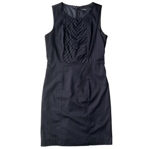 Apt. 9 Black Sleeveless Pleated Sheath Dress | Size 6